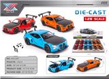 OBL10339279 - 1:28 合金车模 BMW4 灯光音乐三开门 回力（12只装）