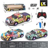 OBL10339538 - 27频1：24四通赛车合金遥控车带灯光