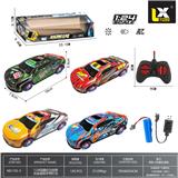 OBL10339543 - 27频1：24四通拉力涂鸦合金遥控车带灯光