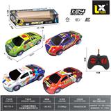 OBL10339546 - 27频1：24四通拉力赛车合金遥控车带灯光