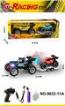 OBL10339652 - 1:18四通喷雾灯光骨架遥控车载惯性越野车（包电）