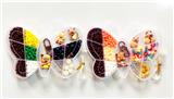 OBL10340097 - 4mm米珠+字母珠+彩珠+钥匙扣+吊坠+圈龙虾扣+线
