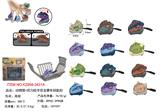 OBL10340647 - 动物笼+回力咬手恐龙赛车钥匙扣