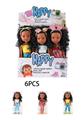 OBL10341363 - 新款精美16寸搪胶黑肤女孩带俄文IC3款混装6PCS