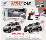 OBL10342133 - 27MHZ 五通六轮带喷雾灯光遥控车1：18