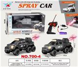 OBL10342135 - 27MHZ 五通六轮带喷雾灯光遥控车1：18