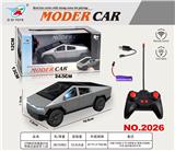 OBL10342136 - 27MHZ 四通道灯光特斯拉遥控车1：20
