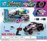 OBL10342138 - 27MHZ 六轮四通道炫彩灯光遥控车1：18