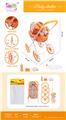 OBL10343135 - 婴儿自装EVA轮手推车+14IC寸公仔（搭配奶瓶，马桶和尿不湿）