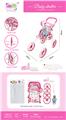 OBL10343144 - 婴儿自装EVA轮手推车+12寸公仔（搭配奶瓶，马桶和尿不湿）