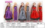 OBL10344461 - 【英文】11.5寸9关节30厘米 实身3D眼时尚长鞭姐妹服芭比娃娃  多款混装