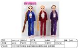 OBL10344464 - 【英文】11.5寸9关节30厘米 实身3D眼时尚长鞭芭比娃娃  多款混装