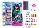OBL10346606 - GLO-UP  GIRLS 10寸12关节实身惊喜时尚娃娃带一条染色膏和5样惊喜配件功能描述[头发可以染色。面部。手指都可以用彩色贴纸贴上不同图案】