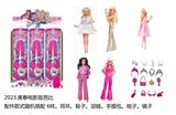OBL10346622 - 2023 真人电影版11.5寸12关节实身BarBie明星 .带耳环，手提包，鞋子。项链。梳子。镜子  6款配件。5款6PC混装