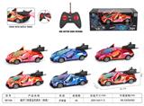 OBL10347099 - 一键开门喷雾遥控跑车（炫彩版）