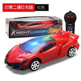 OBL10348025 - 27频率仿真二通3D灯光遥控车          英文彩盒