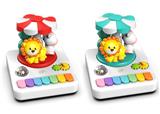 OBL10349321 - 旋转动物电子琴（4PCS）卡通电子琴婴儿玩具益智早教音乐琴婴儿琴