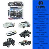 OBL10351523 - 合金滑行警察车（6只庄）
