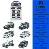 OBL10351530 - 合金滑行警察车（24只庄,6款混装）