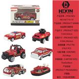 OBL10351534 - 合金滑行消防车（1只庄,6款混装）