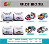 OBL10351588 - 合金Q版回力涂鸦跑车