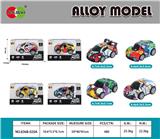 OBL10351589 - 合金Q版回力涂鸦跑车