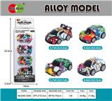 OBL10351591 - 4PCS长条开窗盒
合金Q版回力涂鸦跑车