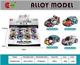 OBL10351592 - 8PCS/平展示盒
合金Q版回力涂鸦跑车