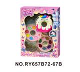 OBL10352317 - 独角兽甜甜圈2层彩妆组合