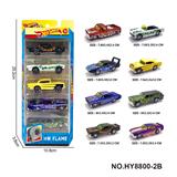 OBL10352451 - 8款1:64风火轮合金车5只装