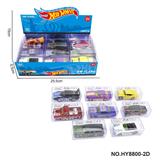 OBL10352453 - 8款1:64风火轮合金车24只装展示盒