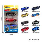 OBL10352454 - 8款1:64风火轮合金车3只装
