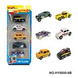 OBL10352467 - 6款1:64风火轮合金车5只装