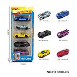 OBL10352471 - 6款1:64风火轮合金车5只装