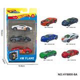 OBL10352474 - 6款1:64风火轮合金车3只装