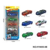 OBL10352475 - 6款1:64风火轮合金车5只装