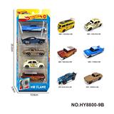 OBL10352479 - 6款1:64风火轮合金车5只装