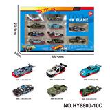 OBL10352484 - 6款1:64风火轮合金车10只装