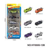 OBL10352493 - 6款1:64风火轮合金车5只装