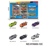 OBL10352494 - 6款1:64风火轮合金车10只装