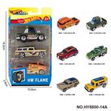 OBL10352495 - 6款1:64风火轮合金车3只装