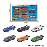 OBL10352500 - 6款1:64风火轮合金车10只装