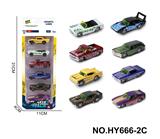 OBL10352519 - 8款1:64合金车6只装