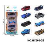 OBL10352522 - 8款1:64合金车5只装