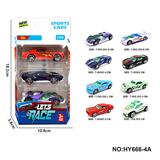 OBL10352525 - 8款1:64合金车3只装