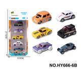 OBL10352534 - 6款1:64合金车5只装