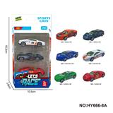 OBL10352541 - 6款1:64合金车3只装