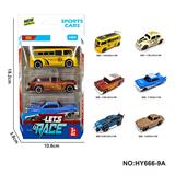 OBL10352545 - 6款1:64合金车3只装