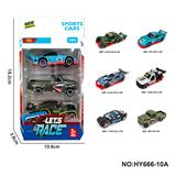 OBL10352549 - 6款1:64合金车3只装