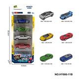 OBL10352554 - 6款1:64合金车5只装